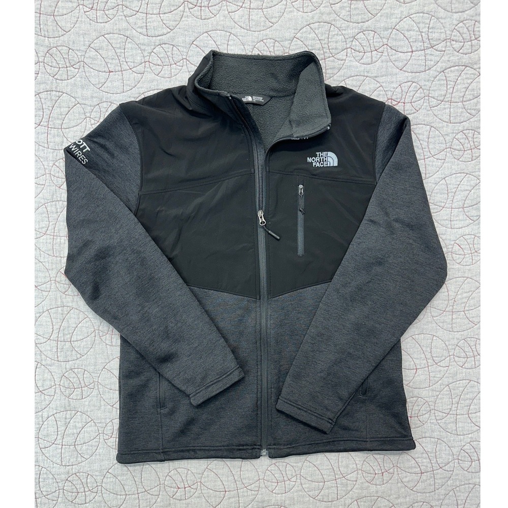 The North Face Full Zip Fleece Gray Black NF0A3LH6 / Mens Large Far North Fleece